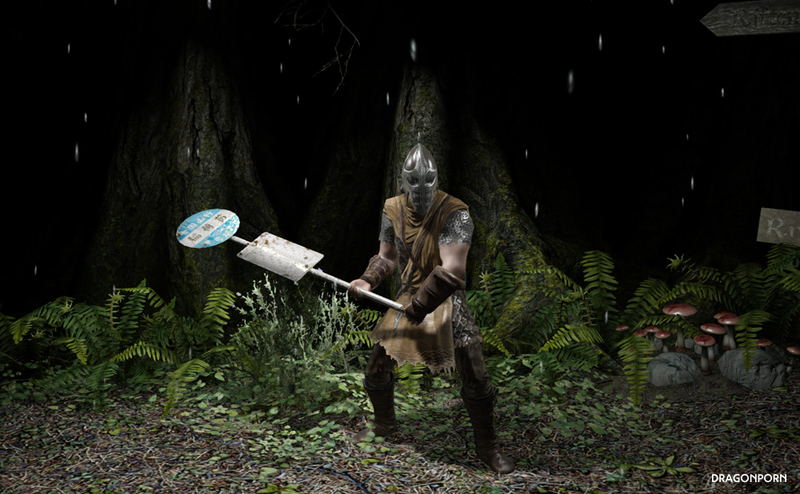 Illustration for article titled Just What Skyrim Needs: My Neighbor Totoro